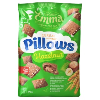 Emma | Pernute din cereale si cacao cu umplutura cu alune de padure 375g