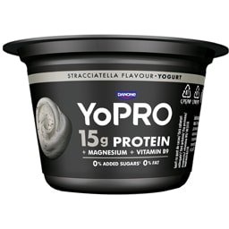 YoPRO | Iaurt bogat in proteine Stracciatella 160g