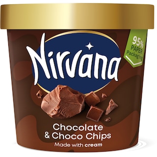 Nirvana | Inghetata Chocolate & Choco chips 98g