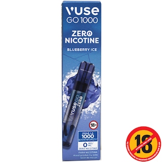 Vuse Go | Tigareta electronica Blueberry Ice 1000 zero nicotina