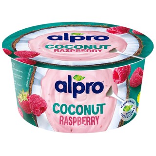 Alpro | Produs fermentat din nuca de cocos, cu zmeura 120g