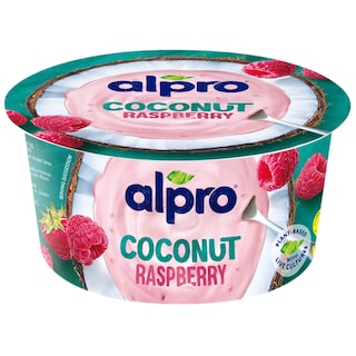 Alpro | Produs fermentat din nuca de cocos, cu zmeura 120g