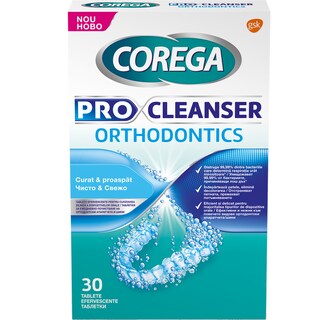 Corega | Tablete pentru curatarea zilnica a dispozitivelor orale, 30 buc.