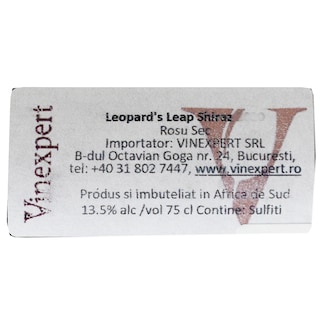 Leopard's Leap | Vin rosu sec Shiraz 0.75L