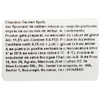 Chandon | Garden Spritz bautura spumoasa aromatizata 0.75L