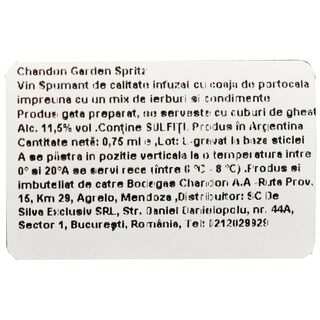 Chandon | Garden Spritz bautura spumoasa aromatizata 0.75L