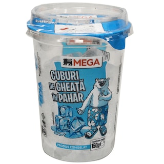 MEGA | Cuburi gheata in pahar 150g