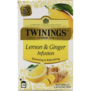 Twinings | Ceai de lamaie si ghimbir 20x1.5g