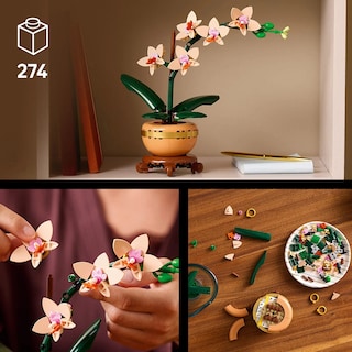Lego | Botanicals | Set de constructie Botanicals Mini orhidee 10343