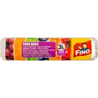 Fino | Pungi alimentare capacitate 3L, 250 bucati