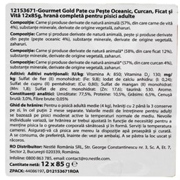 Gourmet Gold | Hrana umeda pate cu peste oceanic, curcan, ficat si vita 12x85g