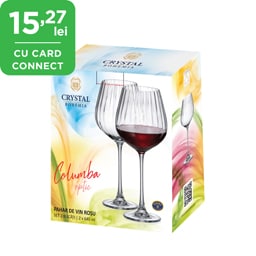Cristal Bohemia | Pahare de vin rosu si cocktail 2x640ml
