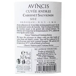 Avincis | Vin rosu Cuvee Andrei 750ml