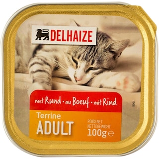 Delhaize | Terina cu vita pentru pisici 100g