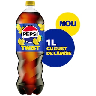 Pepsi | Bautura racoritoare carbogazoasa cu suc de lamaie 1L
