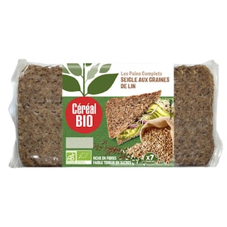 Cereal Bio | Paine bio integrala de secara cu fulgi de ovaz si in 500g