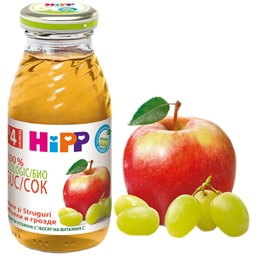 Hipp | Suc bio de mere si struguri 200ml