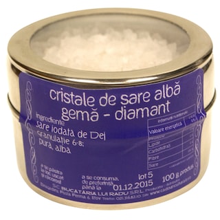 Bucataria lui Radu | Cutie magnetica cu sare diamant 100g