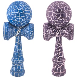 Flippy | Kendama X Originala, Profesionala, Flippy, Cracked, din lemn, 18 cm, diverse culori