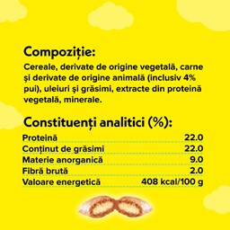 Dreamies | Hrana complementara cu pui pentru pisici adulte si pisoi 60g