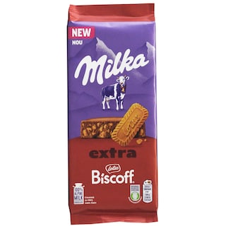 Milka | Ciocolata cu lapte Extra Lotus Biscoff 190g