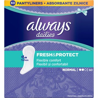 Always Dailies | Absorbante zilnice Normal 60 bucati