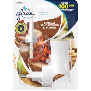 Glade | Aparat electric si rezerva Sensual Sandalwood & Jasmine 20ml