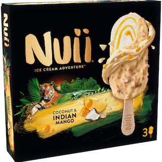Nuii | Inghetata Coconut & Indian Mango 3x71.3g