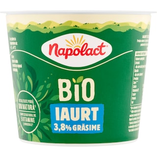 Napolact Bio | Iaurt natural 3.8% grasime 300g