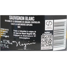 Negrini | Agum | Vin alb sauvignon blanc 0.75L