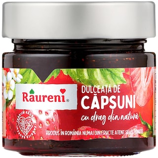 Raureni | Dulceata de capsuni 270g