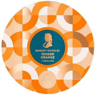 Mozart | Koogles | Praline de ciocolata cu crema de nuga cu martipan si portocale 119g