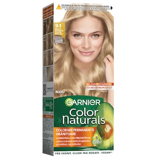 Garnier | Color Naturals | Vopsea par blond foarte deschis cenusiu 9.1
