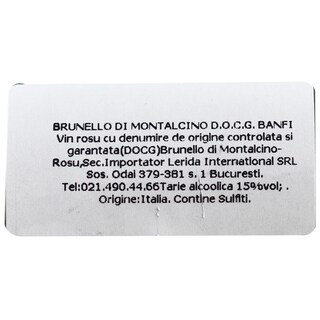 Banfi | Brunello di Montalcino DOCG | Vin rosu Sangiovese 0.75l