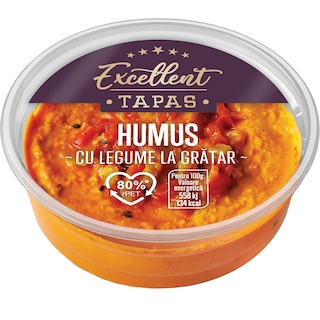 Excellent | Hummus cu legume la gratar 175g
