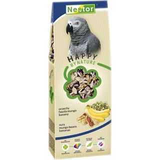 Nestor | Hrana cu nuci si banane pentru papagali 320g