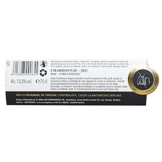 Crama Girboiu | Vin alb sec Chardonnay 0.75L