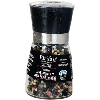 Pirifan | Rasnita cu sare de Himalaya & mix piper 4 culori 140g