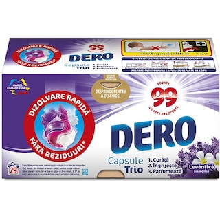 Dero | Detergent Levantica si iasomie 29 capsule Trio