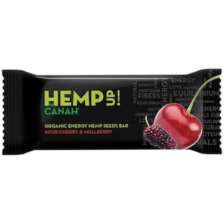 Canah | Hemp Up | Baton ECO cu seminte de canepa,visine si dude 48g