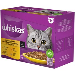 Whiskas | Hrana umeda petnru pisici, cu pasare in sos 12x85g