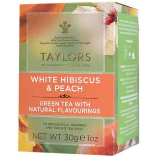 Taylors | Ceai verde cu Hibiscus si piersica 20x1.5g