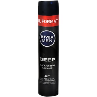 Nivea Men | Deodorant spray Deep Black Carbon Dark Wood 200ml
