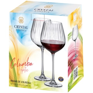 Pahare de vin rosu  2x640ml