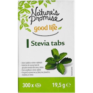 Nature's Promise | Indulcitor pe baza de stevia, 300 tablete 19.5g