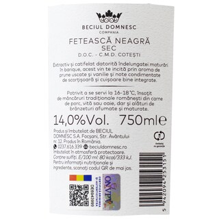 Beciul Domnesc | Grand Reserve | Vin rosu Grand Reserve 0.75L