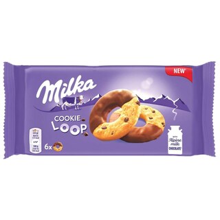 Milka | Fursecuri cu ciocolata Cookie Loop 132g