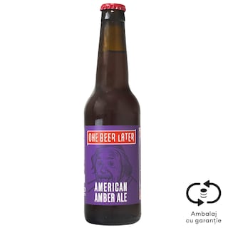 One beer later | Bere artizanala American Amber Ale 0.33L