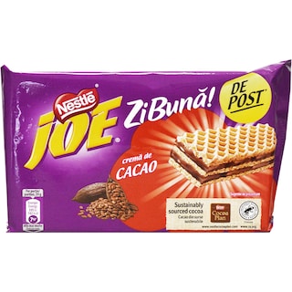 Joe | Zi Buna | Napolitane cu crema de cacao 117g