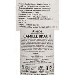 Domanie Camille | Vin alb Braun Riesling 0.75l